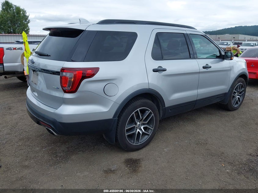 Vin: 1fm5k8gt8hga62341, lot: 46006402, ford explorer sport 20174