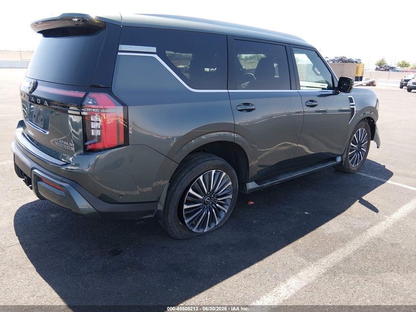 Vin: jn8ay3cc5t9215947, lot: 46006429, nissan armada platinum reserve 20264
