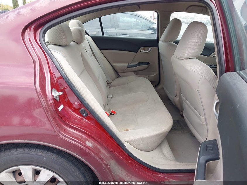 2012 HONDA CIVIC SEDAN 1.8L I-4 VVT, 140HP