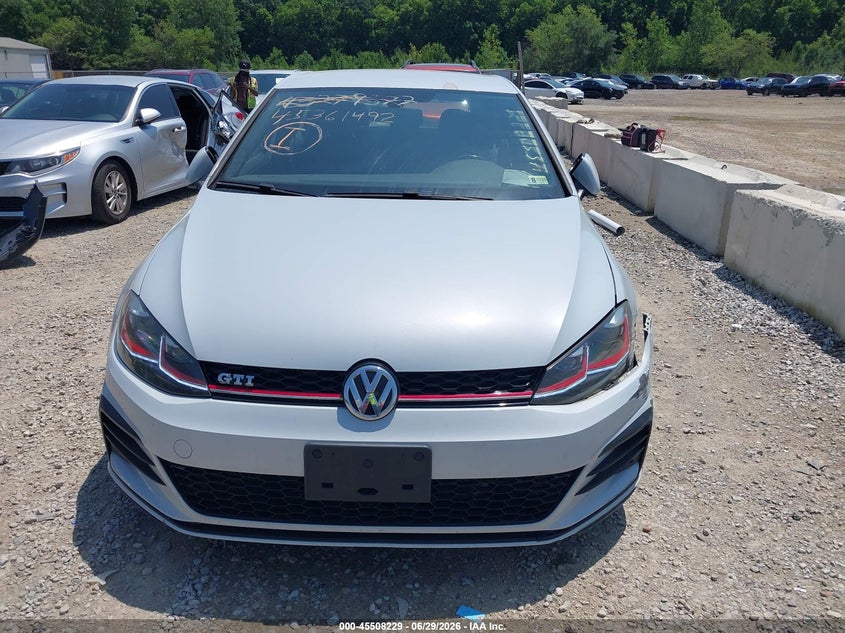2018 Volkswagen Golf Gti 2.0T Autobahn/2.0T S/2.0T Se VIN: 3VW547AU7JM290043 Lot: 45508229