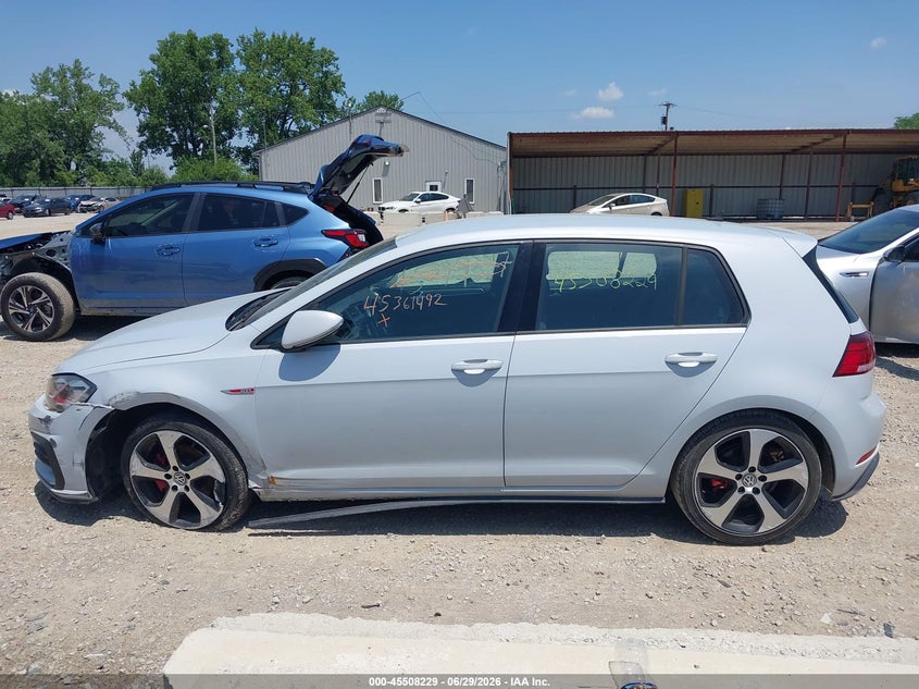 2018 Volkswagen Golf Gti 2.0T Autobahn/2.0T S/2.0T Se VIN: 3VW547AU7JM290043 Lot: 45508229