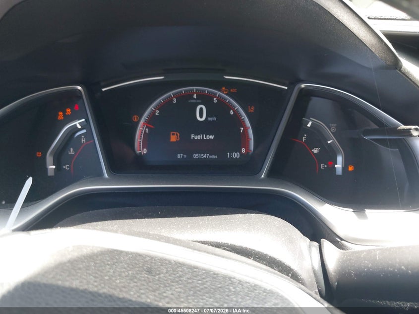 2020 HONDA CIVIC SEDAN 2.0L I-4 DOHC, VVT, 158HP