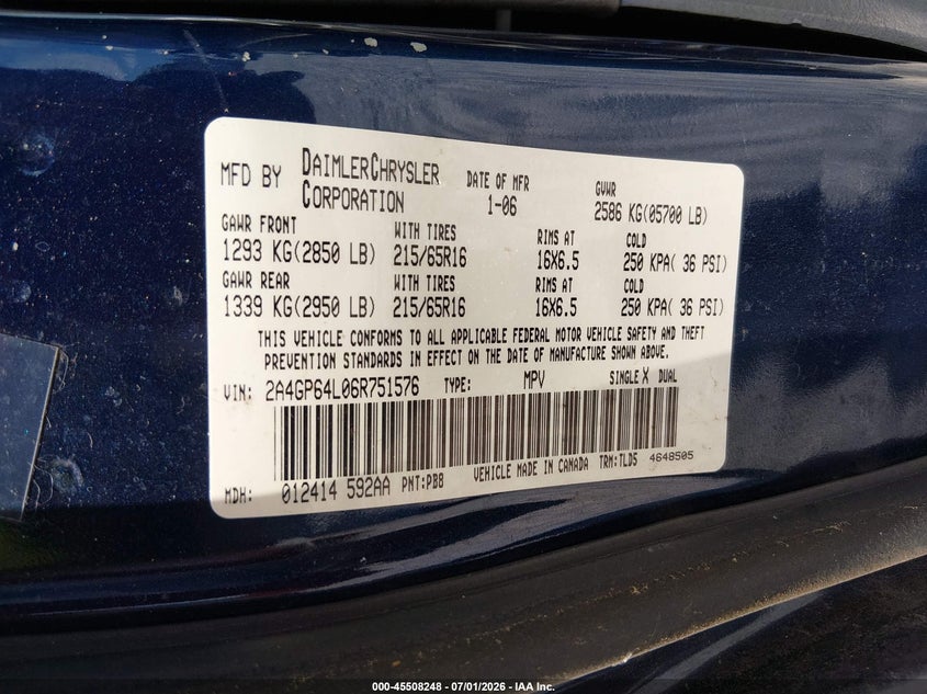 AtlanticExpress - Chrysler Town & Country