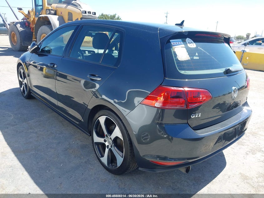 2015 VOLKSWAGEN GOLF GTI auction photo 3