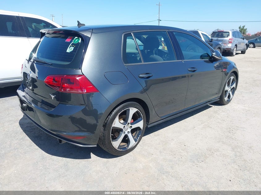 2015 VOLKSWAGEN GOLF GTI auction photo 4