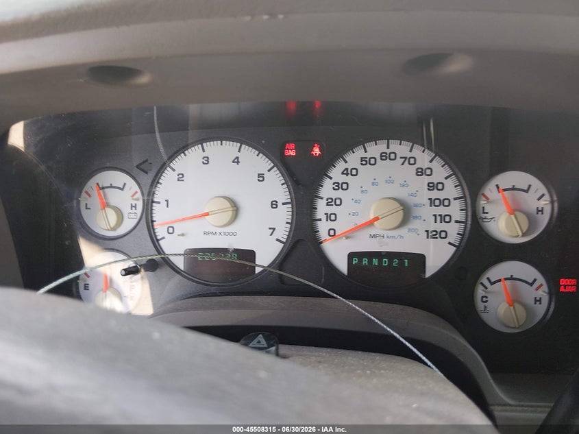 2002 DODGE RAM TRUCK 4.7L V-8 240HP