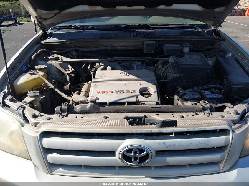 2007 TOYOTA HIGHLANDER SPORT UTILITY VEHICLE 3.3L V-6 DOHC, VVT, 215HP