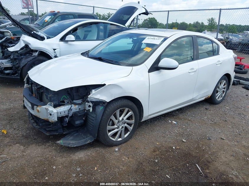 Vin: jm1bl1w75c1596263, lot: 46006553, mazda mazda3 i grand touring 20122