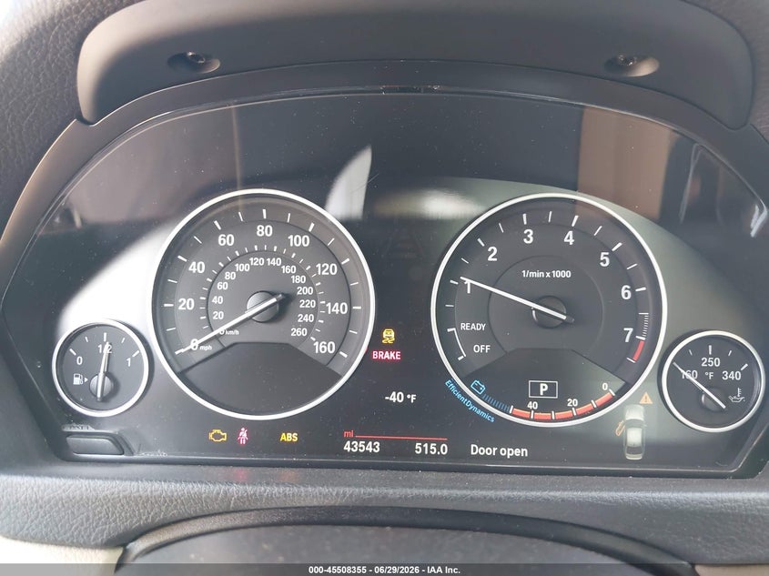 2016 BMW 320I auction photo 7