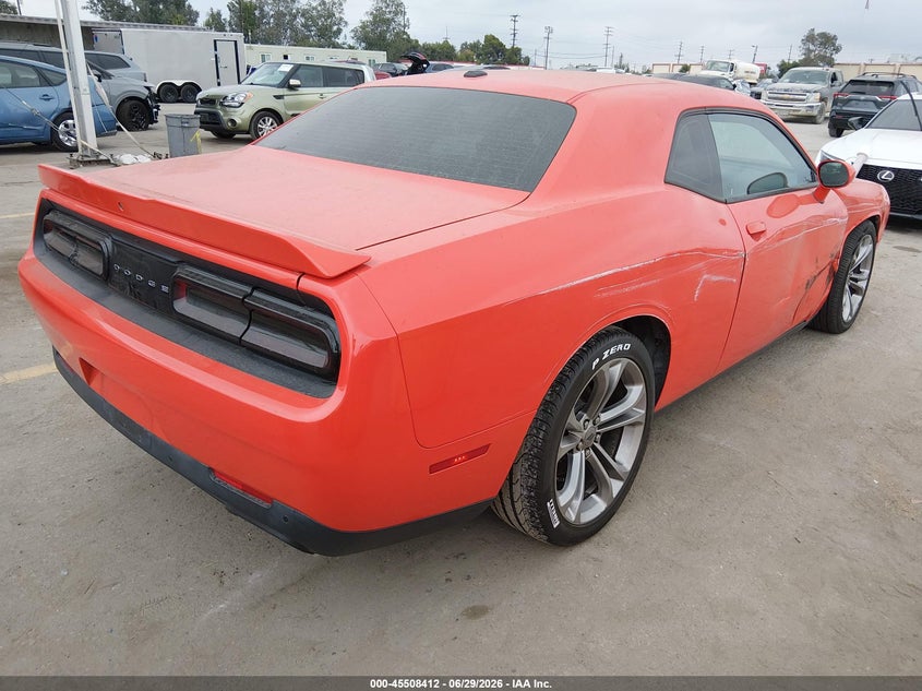 Vin: 2c3cdzbt5lh210238, lot: 46006628, dodge challenger r/t 20204