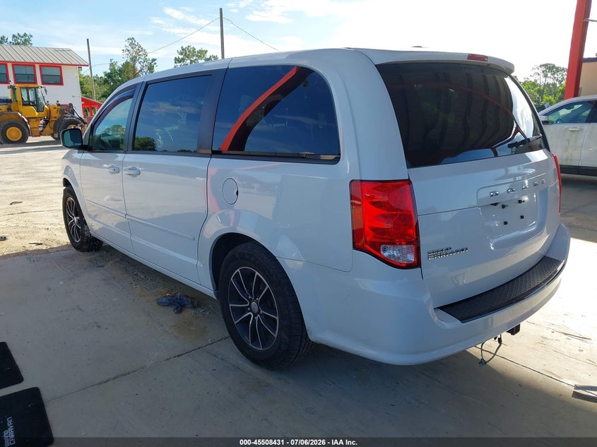 Vin: 2c4rdgbg1hr835217, lot: 46006647, dodge grand caravan se plus 20173