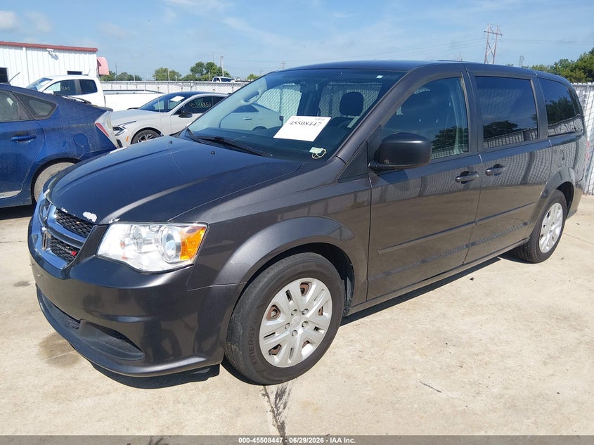 Vin: 2c4rdgbg2gr251391, lot: 46006663, dodge grand caravan se 20162