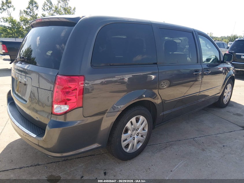Vin: 2c4rdgbg2gr251391, lot: 46006663, dodge grand caravan se 20164