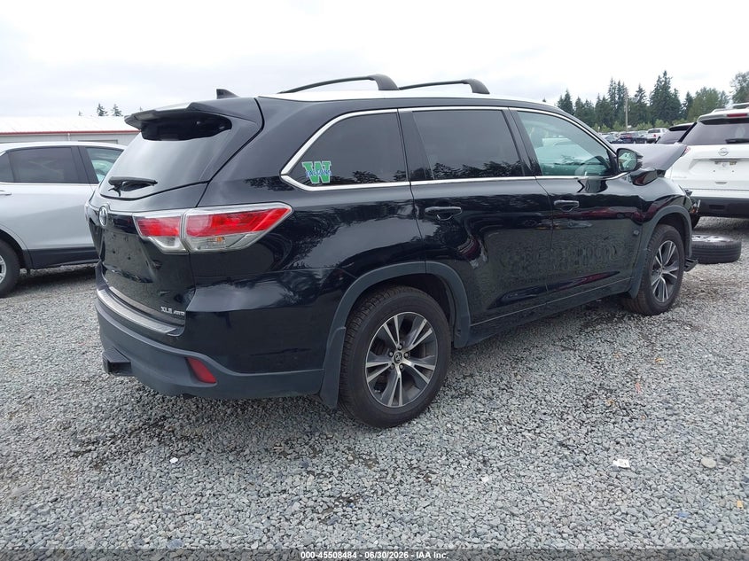2016 TOYOTA HIGHLANDER XLE V6 — Фото 4
