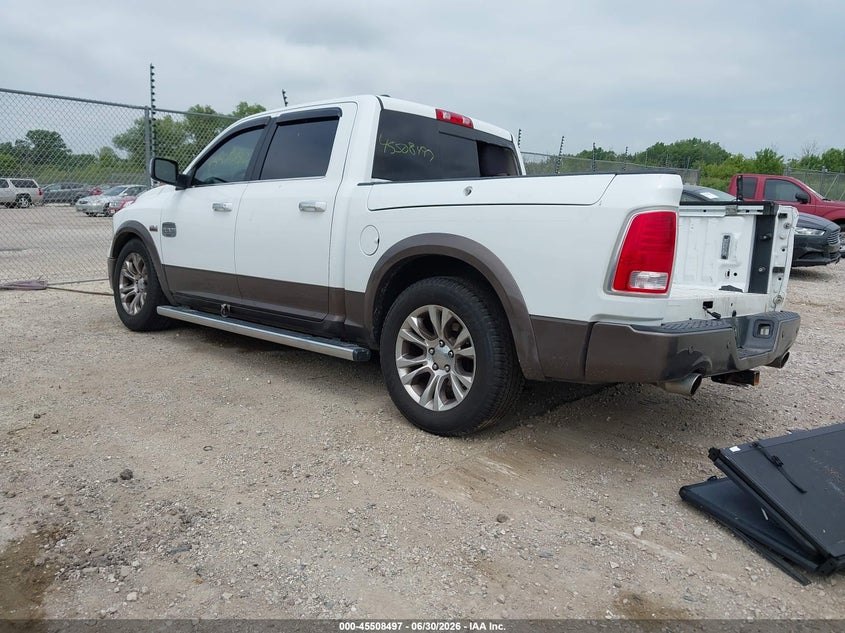 Vin: 1c6rr7ptxhs843507, lot: 46006713, ram 1500 longhorn 20173
