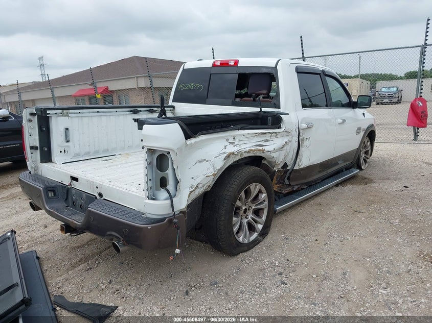 Vin: 1c6rr7ptxhs843507, lot: 46006713, ram 1500 longhorn 20174