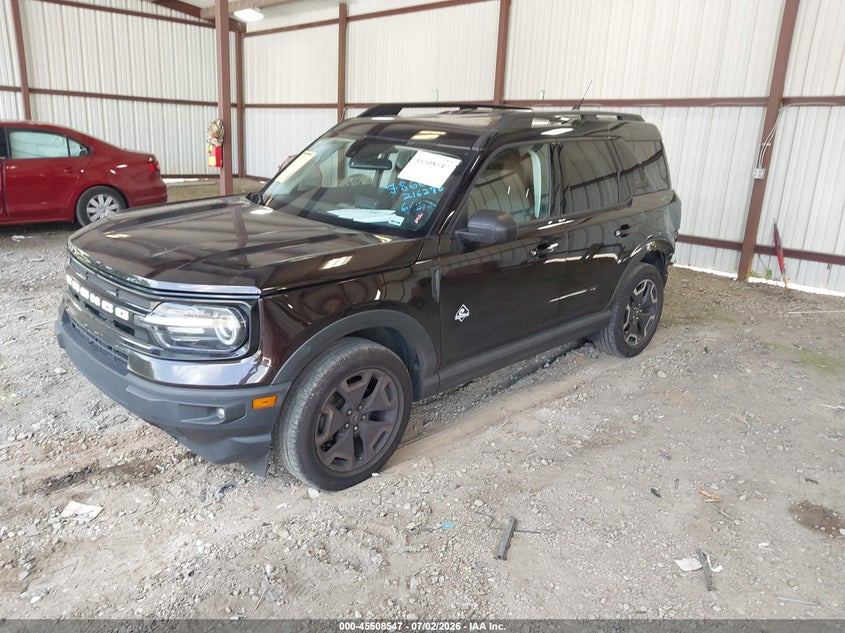 Vin: 3fmcr9c63mra78667, lot: 46006763, ford bronco sport outer banks 20212