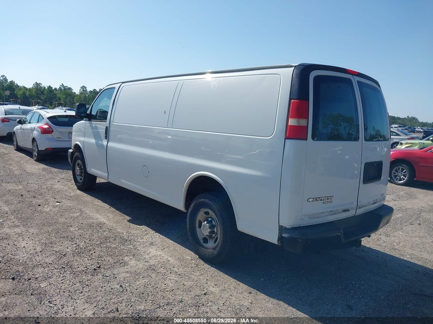 Vin: 1gcwggcfxf1100835, lot: 46006766, chevrolet express 2500 work van 20153