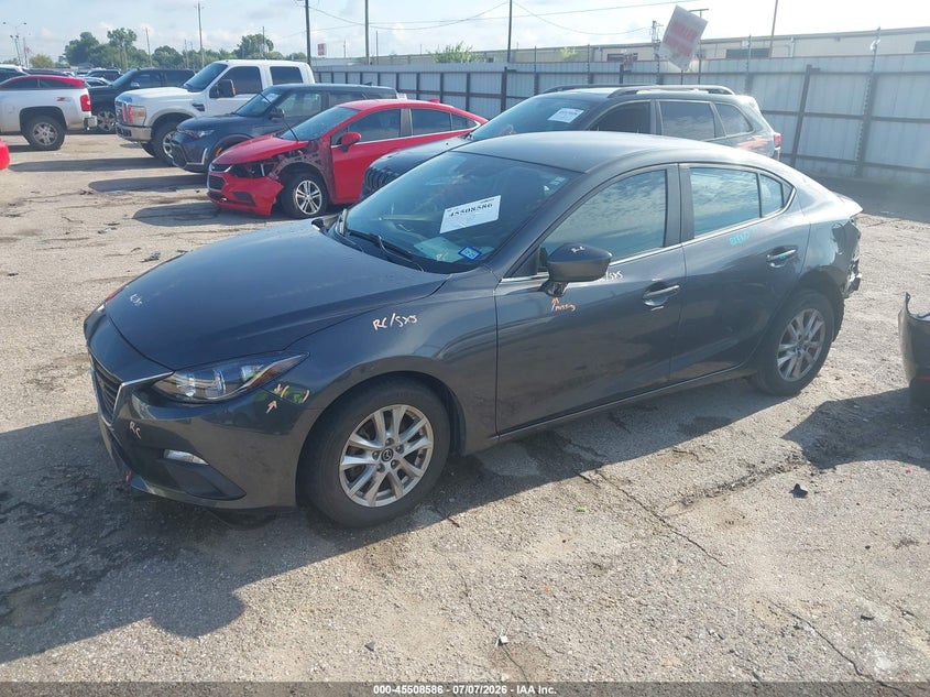 Vin: jm1bm1u70g1309532, lot: 46006802, mazda mazda3 i sport 20162