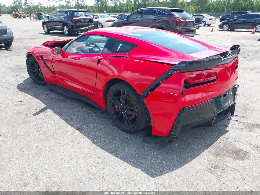 Vin: 1g1ym2d70g5121045, lot: 46006848, chevrolet corvette stingray z51 20163