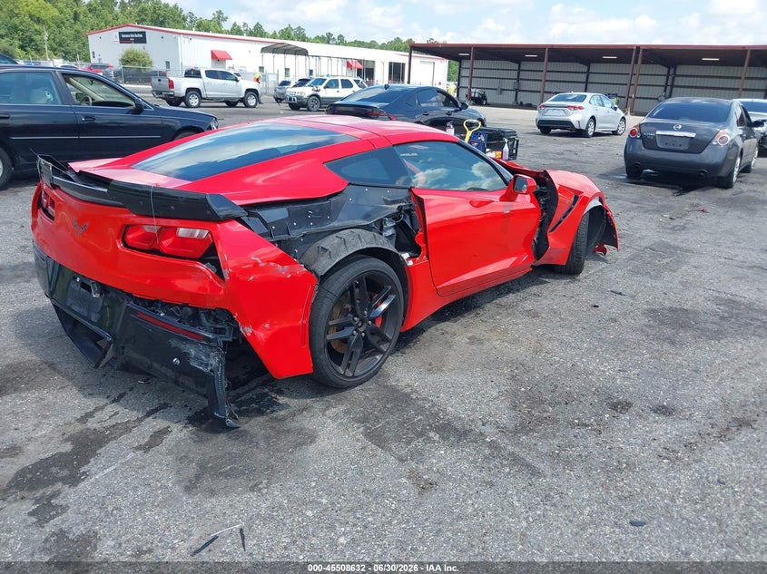 Vin: 1g1ym2d70g5121045, lot: 46006848, chevrolet corvette stingray z51 20164