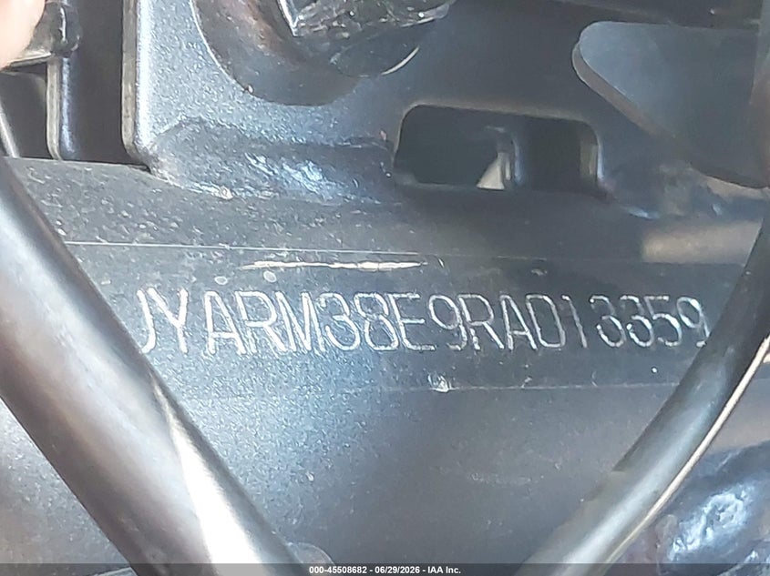 2024 Yamaha Yzfr7 VIN: JYARM38E9RA013359 Lot: 45508682