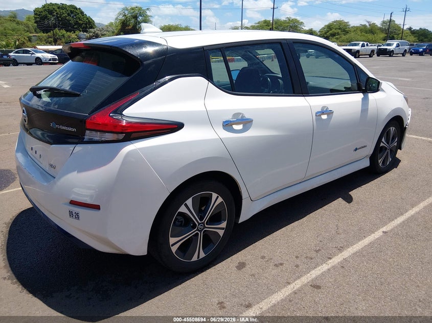 2018 NISSAN LEAF auction photo 4