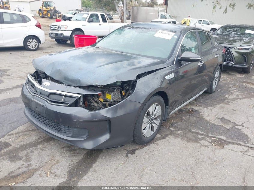 Vin: knagt4le7h5009312, lot: 46006923, kia optima hybrid 20172