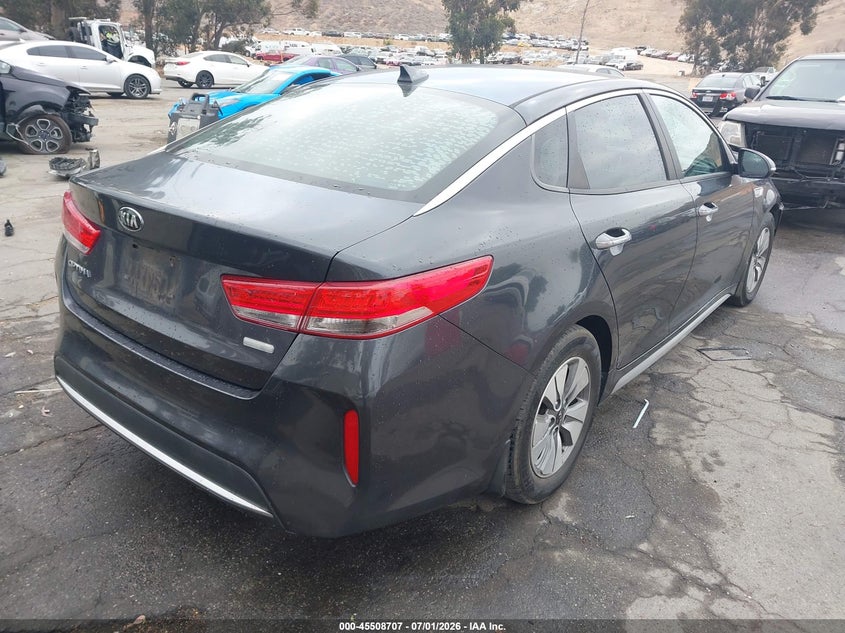 Vin: knagt4le7h5009312, lot: 46006923, kia optima hybrid 20174