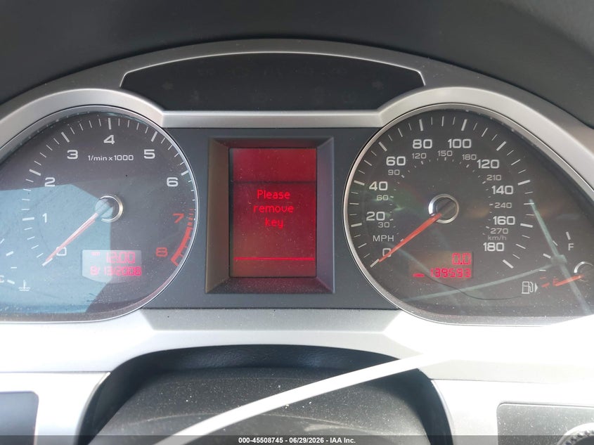 AUDI A6 2009 VIN WAUAH74F79N050735