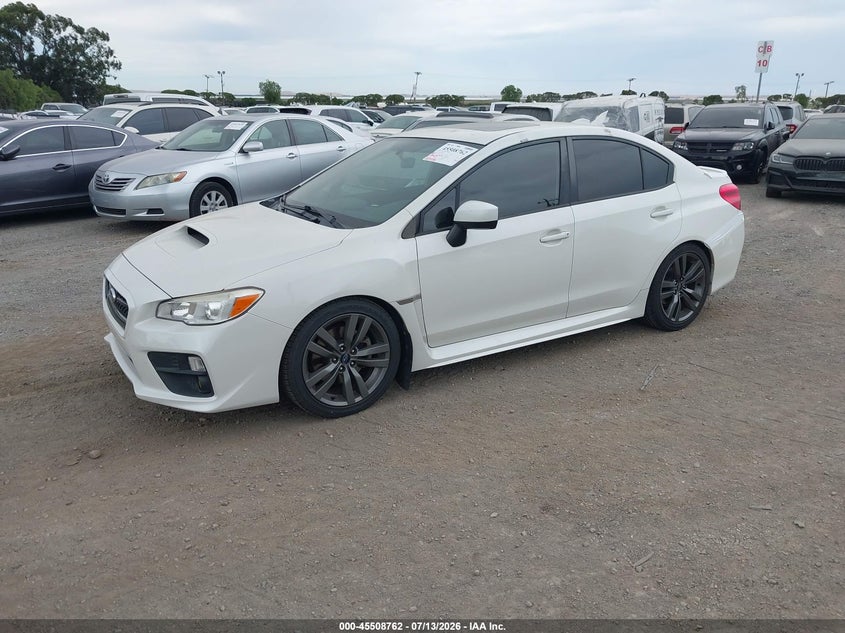 Vin: jf1va1e62g9827189, lot: 46006978, subaru wrx premium 20162