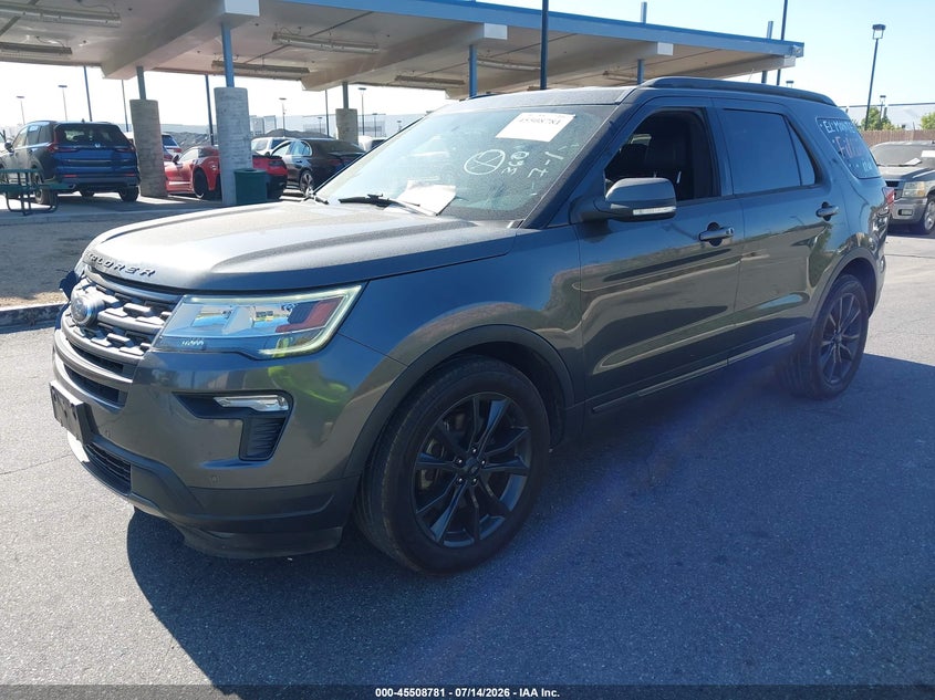 Vin: 1fm5k7d82jga25771, lot: 46006997, ford explorer xlt 20182