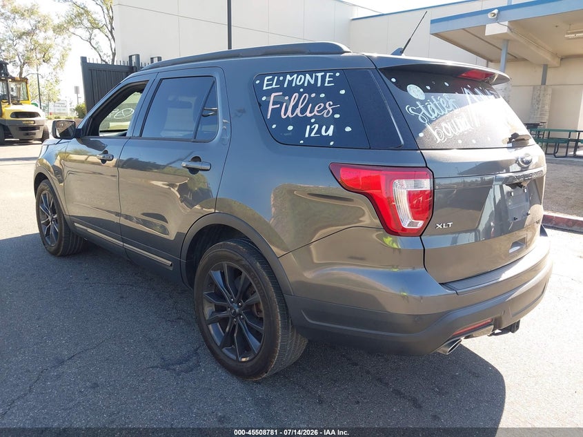 Vin: 1fm5k7d82jga25771, lot: 46006997, ford explorer xlt 20183