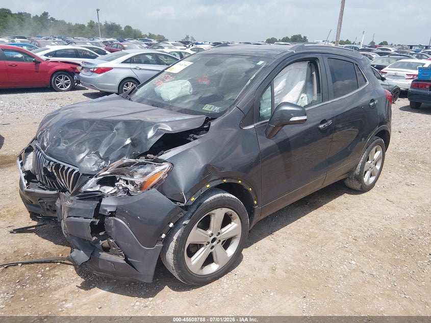 Vin: kl4cjasb2gb703784, lot: 46007004, buick encore 20162