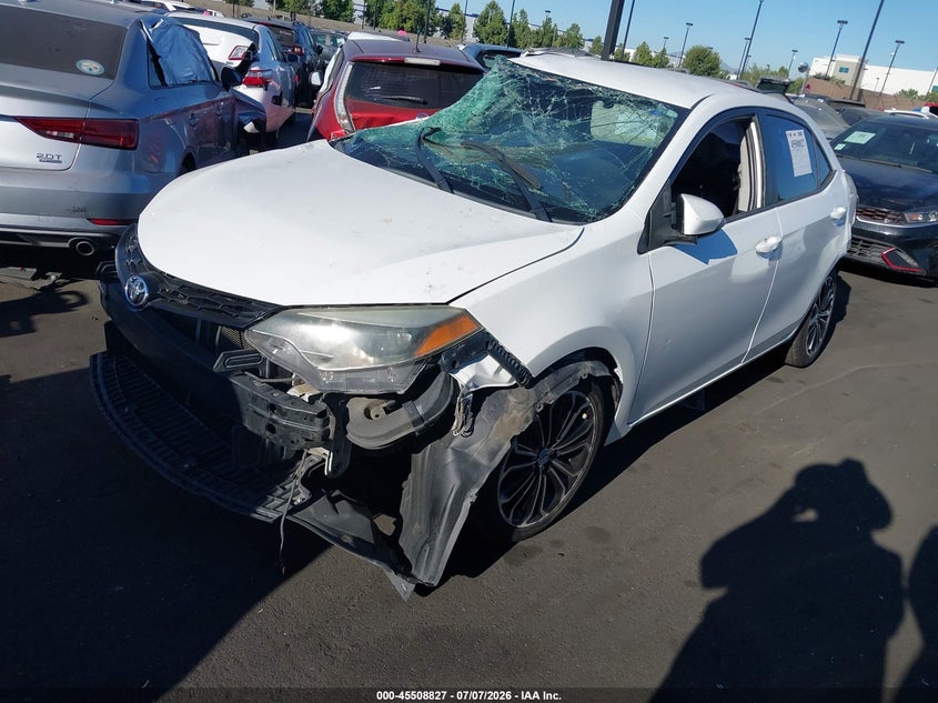 2015 TOYOTA COROLLA SEDAN 1.8L I-4 DOHC, VVT, 132HP
