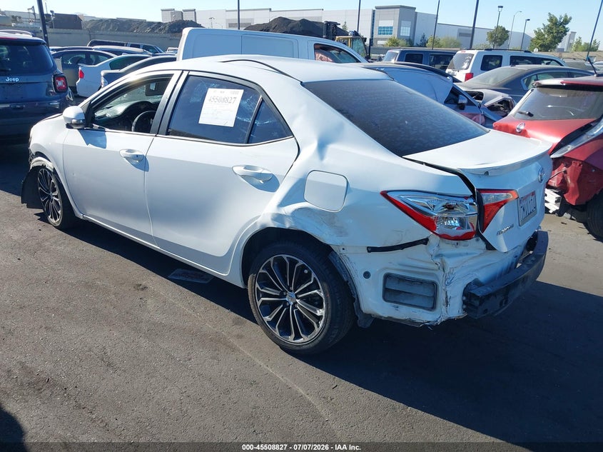 2015 TOYOTA COROLLA SEDAN 1.8L I-4 DOHC, VVT, 132HP