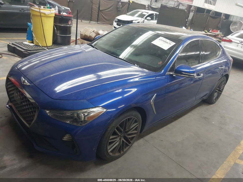 Vin: kmtg34la7ku022530, lot: 46007045, genesis g70 2.0t advanced 20192