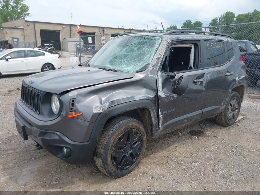2018 Jeep Renegade, Front End, IAAI, VIN ZACCJBAB7JPJ11613 — photo 2