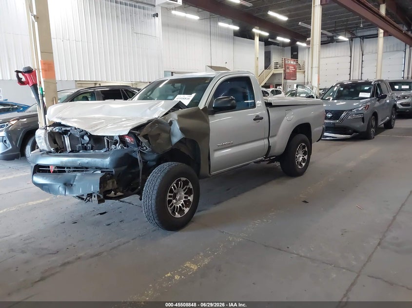 2008 Toyota Tacoma, Front End, IAAI, VIN 5TENX22N18Z493544 — photo 2