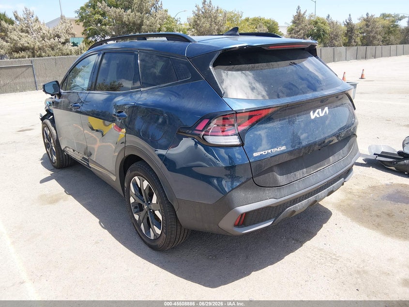 Vin: kndpzdah9p7105072, lot: 46007102, kia sportage plug-in hybrid x-line prestige 20233