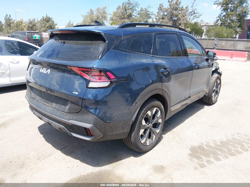 Vin: kndpzdah9p7105072, lot: 46007102, kia sportage plug-in hybrid x-line prestige 20234