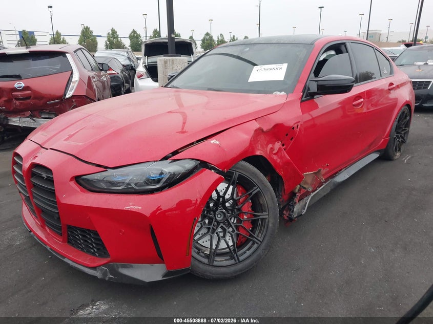 Vin: wbs43ay07pfn37144, lot: 46007104, bmw m3 competition xdrive 20232