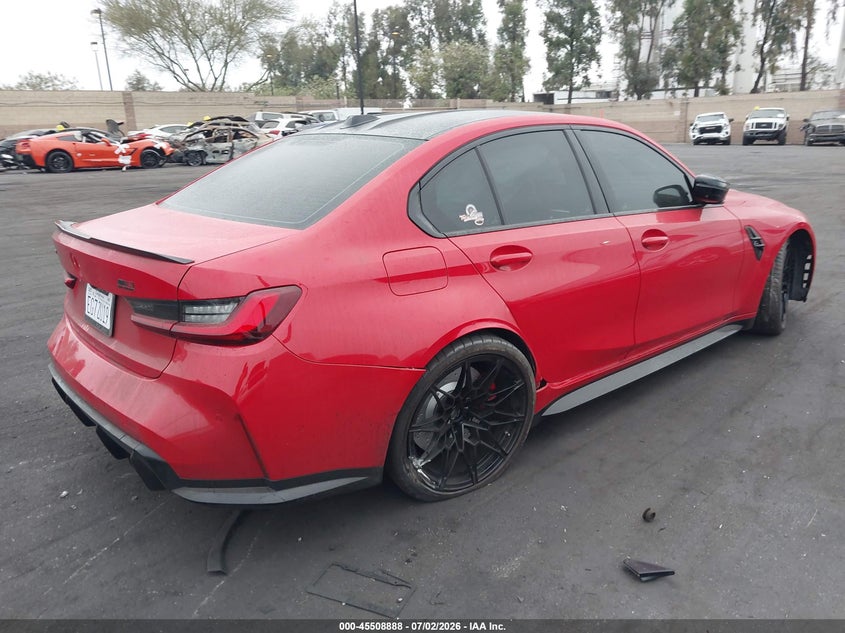 Vin: wbs43ay07pfn37144, lot: 46007104, bmw m3 competition xdrive 20234