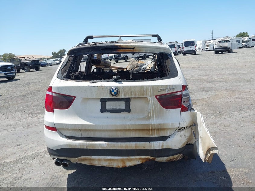 2015 BMW X3 xDrive28I VIN: 5UXWX9C55F0D53717 Lot: 45508895