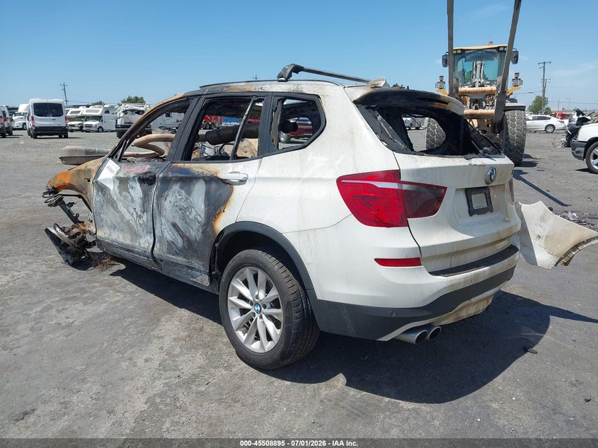 Vin: 5uxwx9c55f0d53717, lot: 46007111, bmw x3 xdrive28i 20153