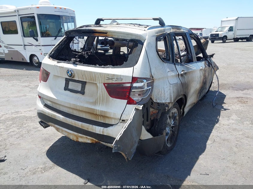 Vin: 5uxwx9c55f0d53717, lot: 46007111, bmw x3 xdrive28i 20154