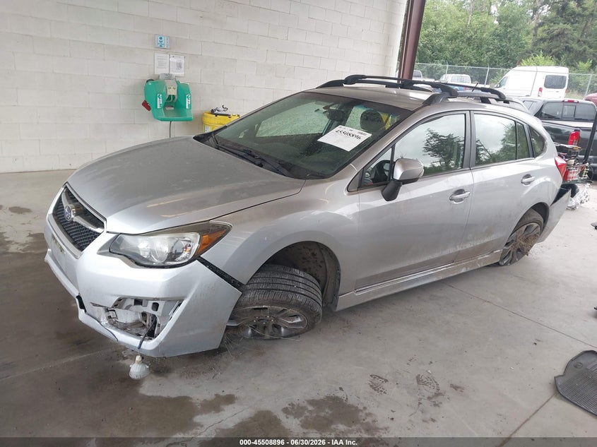 2016 Subaru Impreza, Левый бок, IAAI, VIN JF1GPAP65G8350087 — фото 2