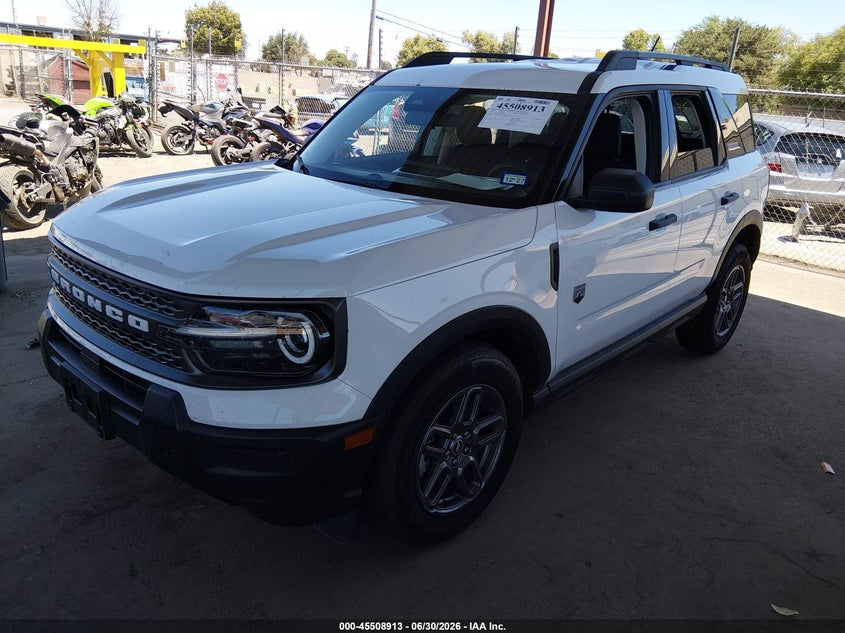 Vin: 3fmcr9bn4sre89713, lot: 46007129, ford bronco sport big bend 20252