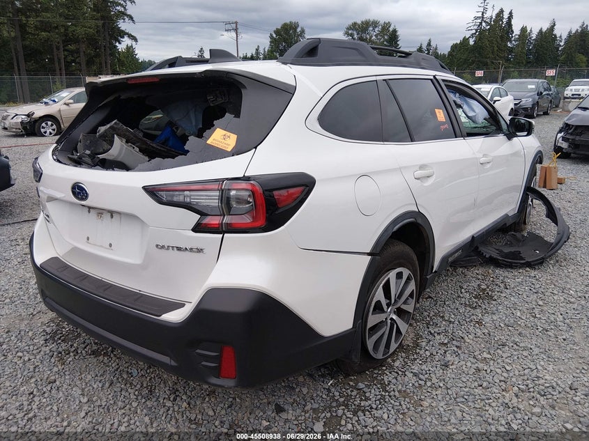 Vin: 4s4btacc8l3106609, lot: 46007154, subaru outback premium 20204