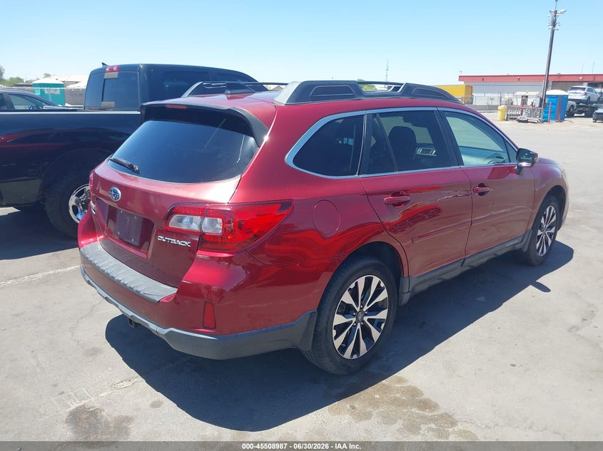 2016 SUBARU OUTBACK auction photo 4